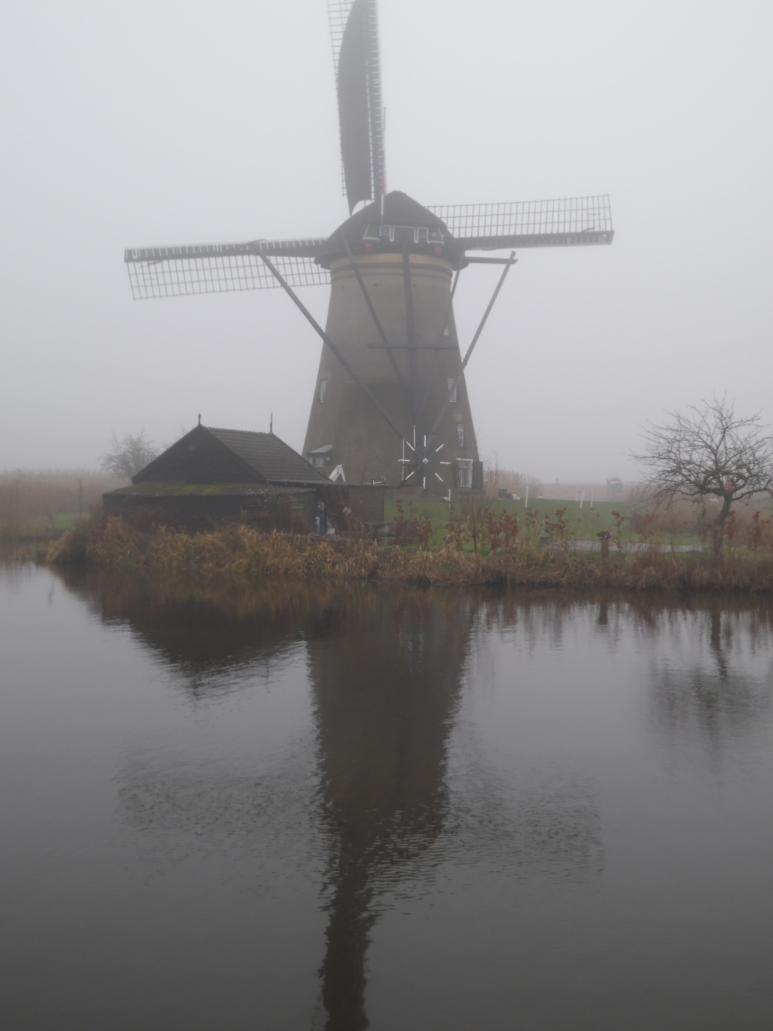 Visit to the Kinderdijk, 18th century windmills
